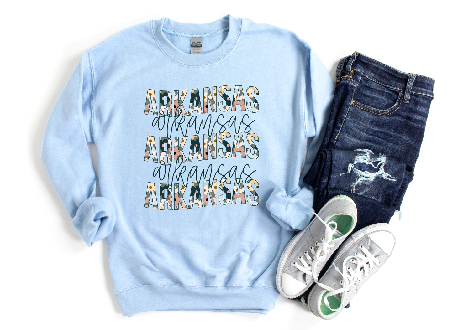 Floral state sweatshirt ask apparel