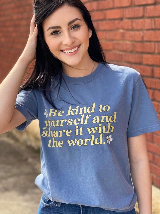 Be kind to yourself tee ask apparel