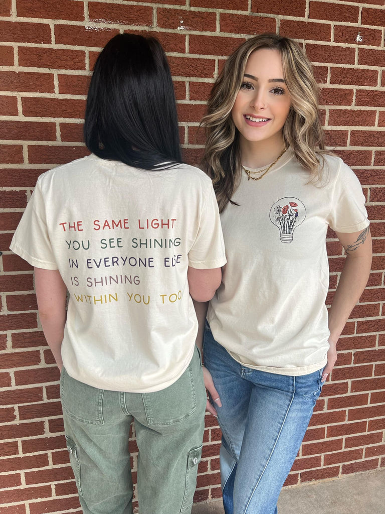 The Light Shines Within You Tee-ASK Apparel