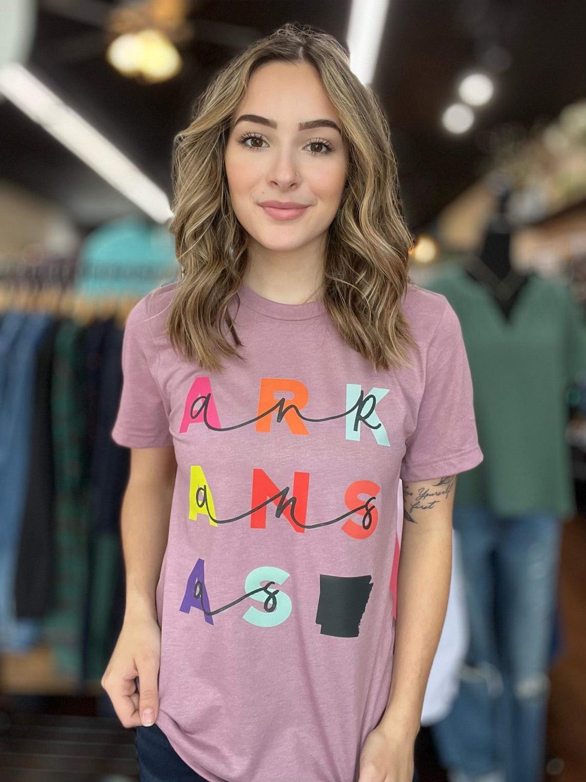 Colorful Arkansas Tee - ASK Apparel LLC