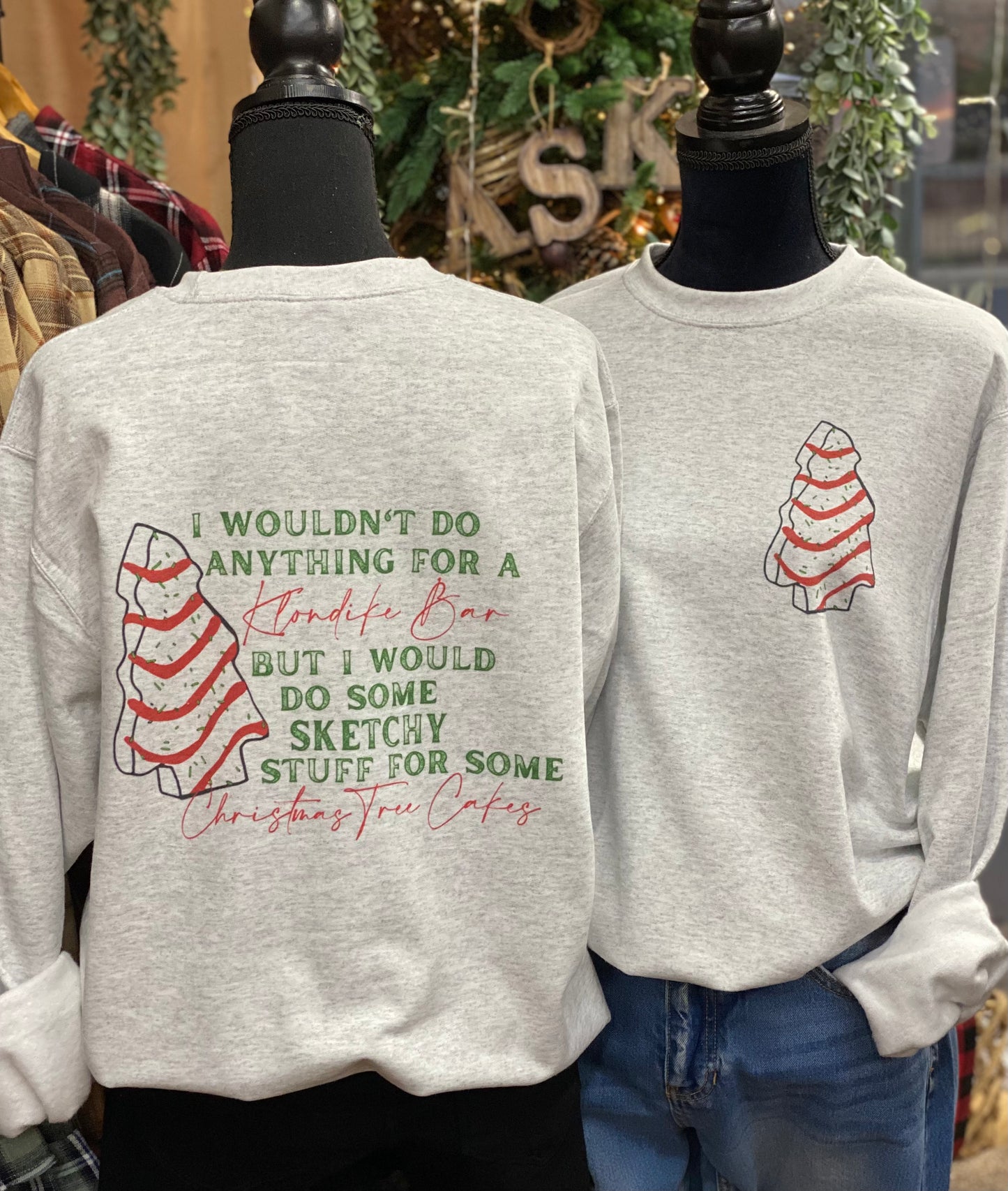 Sketchy Stuff/Christmas Tree Cakes Sweatshirt - ASK Apparel LLC