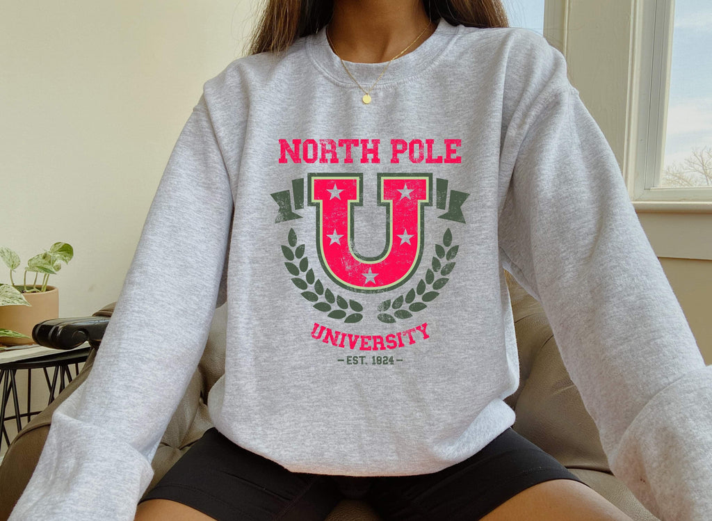 North Pole University Sweatshirt - ASK Apparel LLC