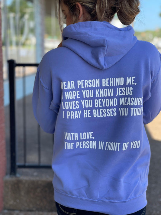 Dear Person Behind Me Hoodie-ASK Apparel LLC