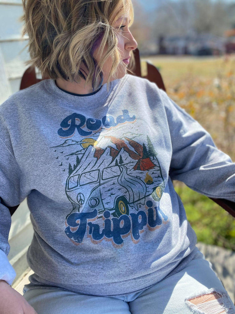 Road Trippin Sweatshirt-ASK Apparel LLC
