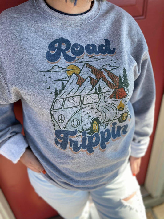 Road Trippin Sweatshirt-ASK Apparel LLC